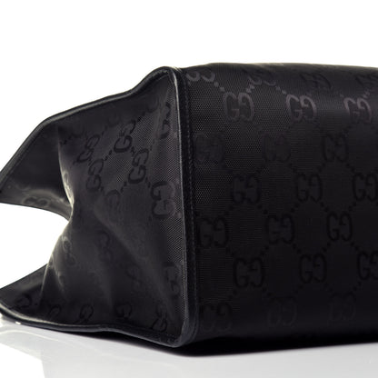 Gucci Econyl Nylon Monogram Large Off The Grid Tote Bag Black 8 of 9