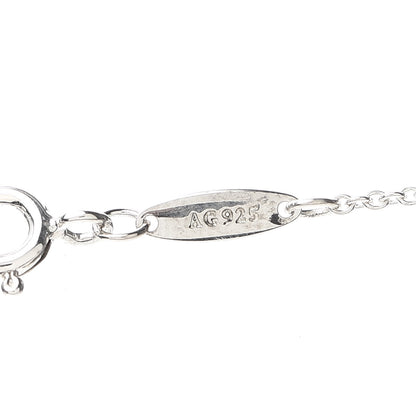 Tiffany Sterling Silver 18mm Elsa Peretti Bean Pendant Necklace 5 of 5