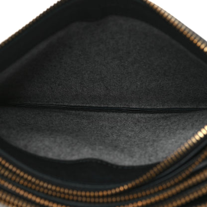 Celine Lambskin Small Trio Crossbody Bag Black 5 of 12