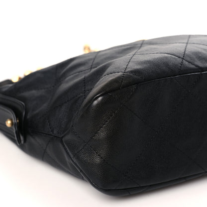 Chanel Calfskin Quilted Daily Hobo Black 8 of 9