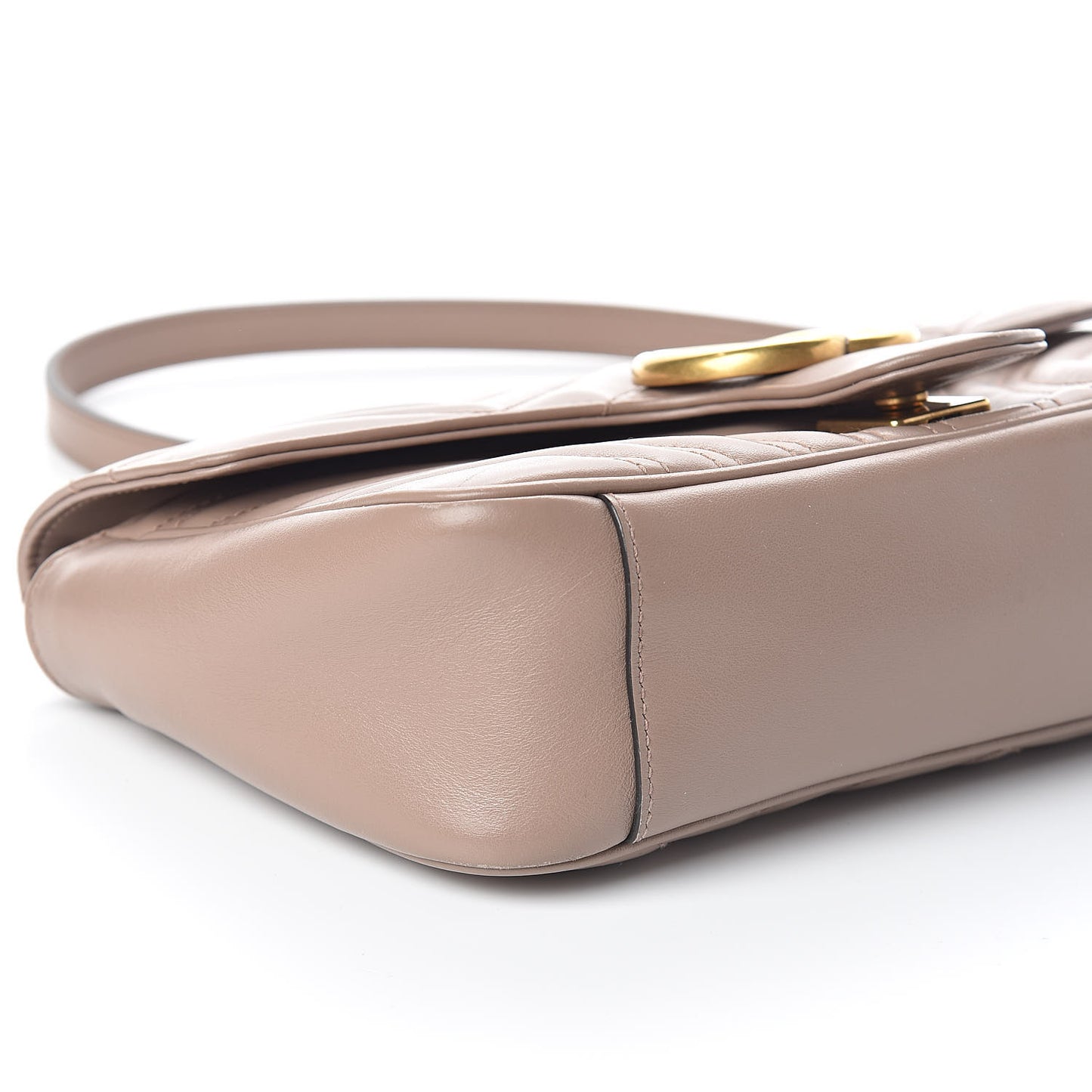 Calfskin Matelasse Small GG Marmont Shoulder Bag Porcelain Rose