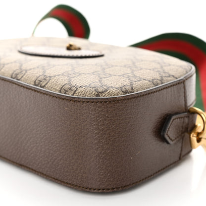 Gucci GG Supreme Monogram Web Neo Vintage Shoulder Bag Beige New Acero Crop 10 of 10