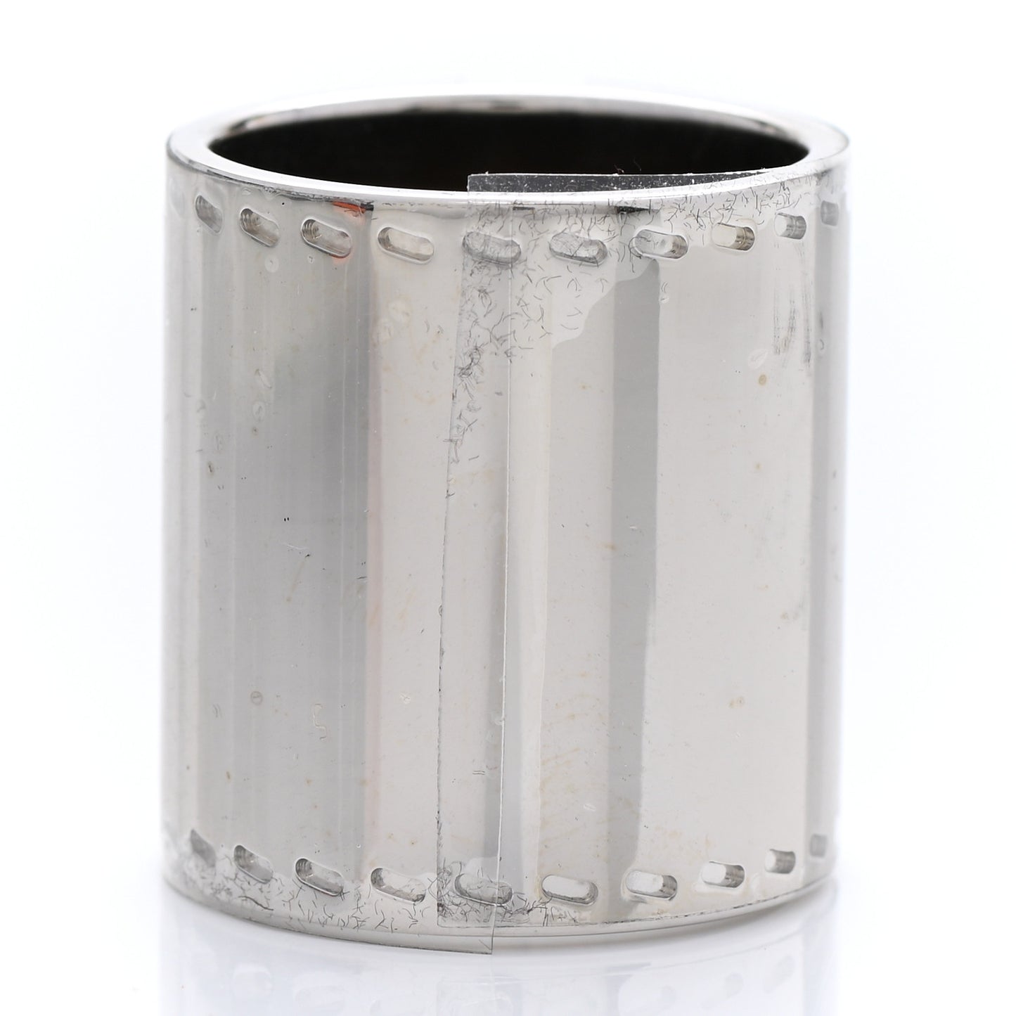 Permabrass Cadenas Charm Scarf Ring Silver Gold