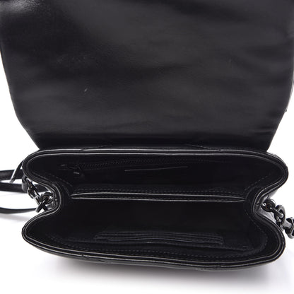Saint Laurent Calfskin Y Quilted Monogram Toy Loulou Crossbody Bag Black 5 of 10