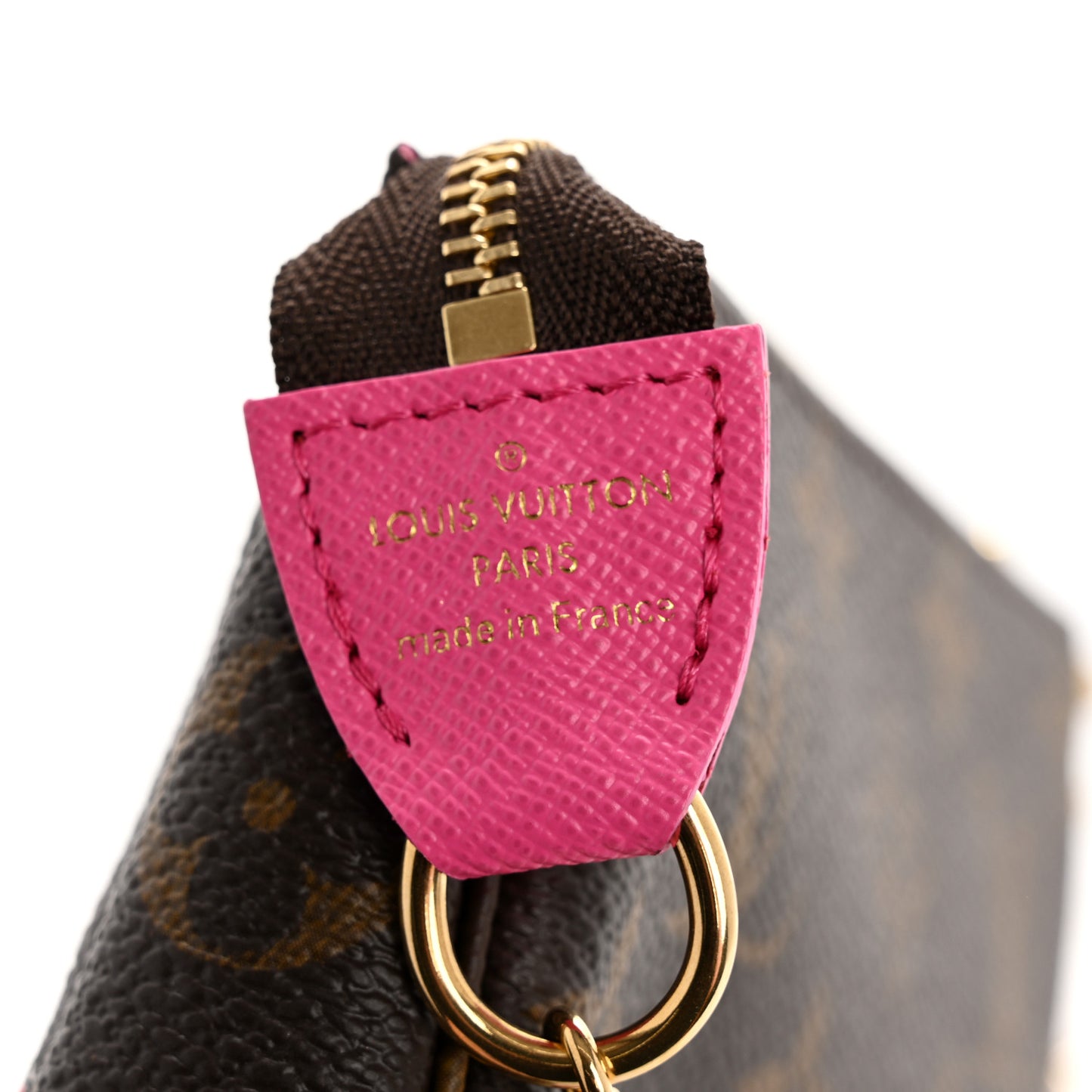 Monogram 2022 Christmas Animation Seoul Mini Pochette Accessories Fuchsia