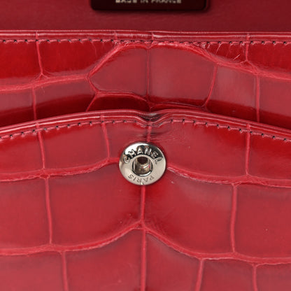 Chanel Alligator Medium Double Flap Red 11 of 13