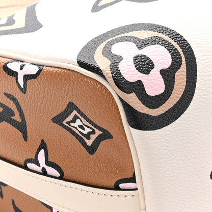 Louis Vuitton LOUIS VUITTON Monogram Giant Wild At Heart Speedy Bandouliere 25 Creme 8 of 11