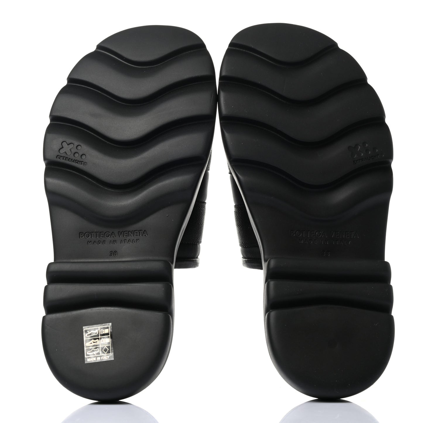 Nappa Flash 45mm Flat Sandals 38 Black