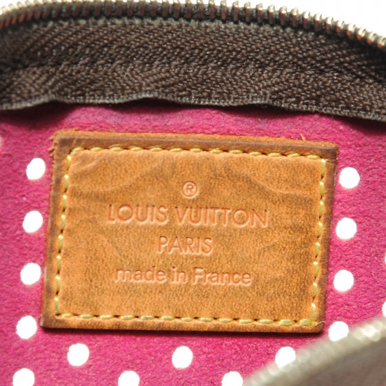 Louis Vuitton Monogram Perforated Pochette Plat Fuchsia 6 of 7