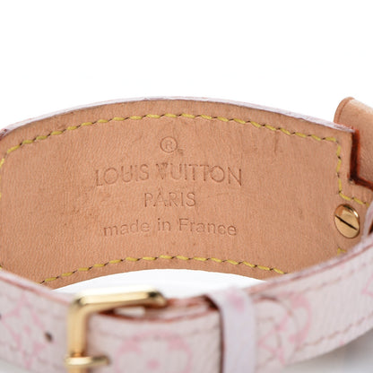 Louis Vuitton Monogram Cherry Blossom Address Wish Bracelet Pink 4 of 4