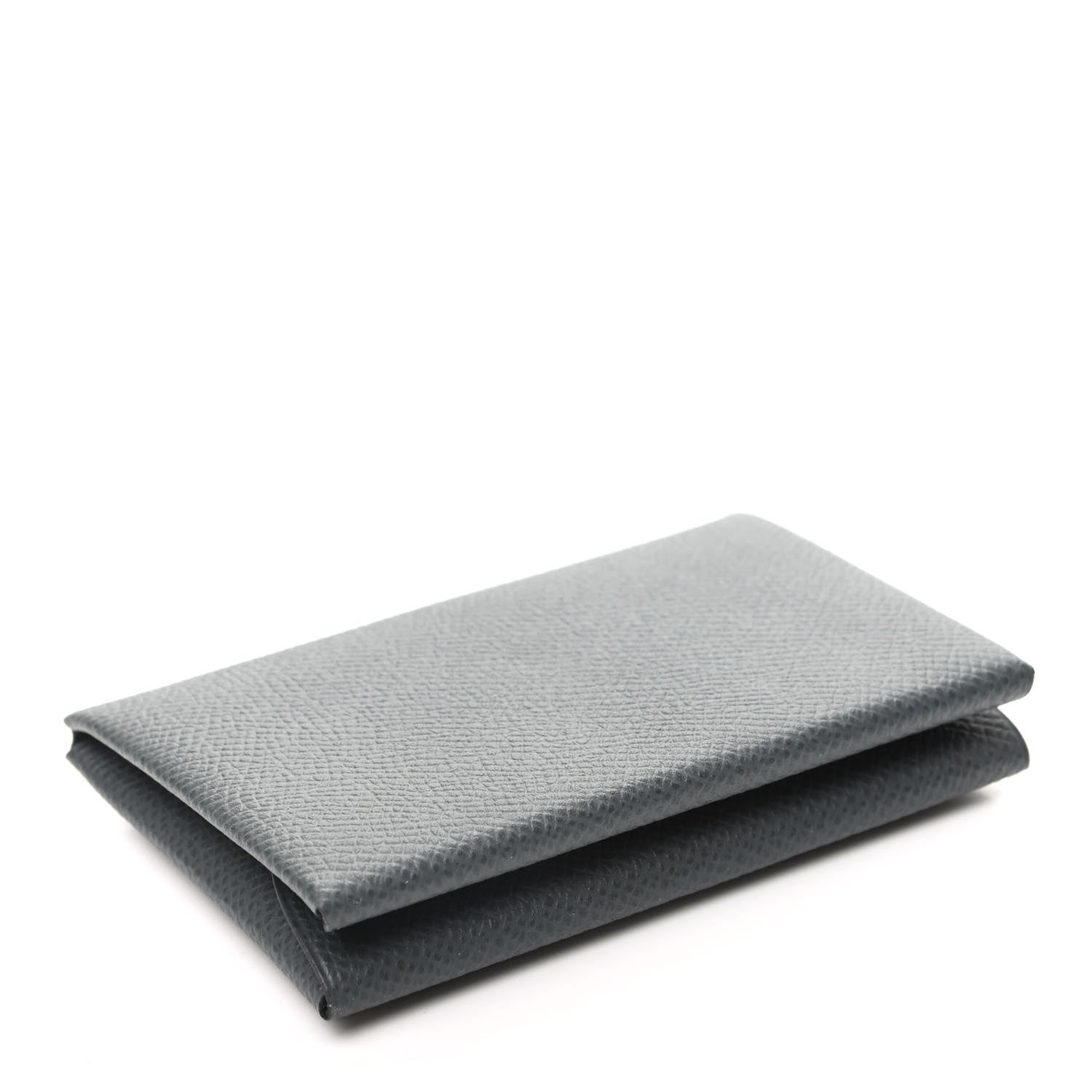 Hermes Epsom Calvi Duo Card Case Bleu Orage 4 of 7