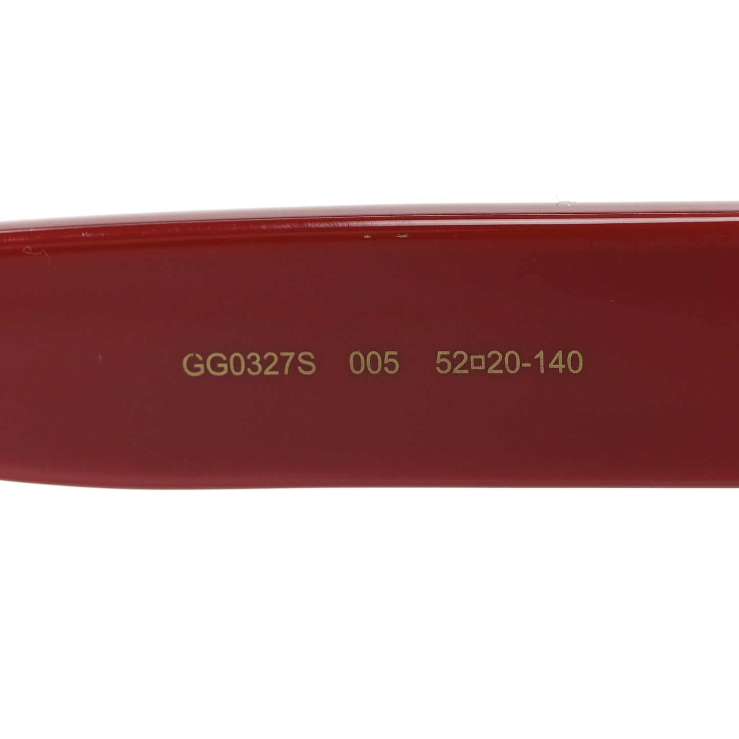 Acetate Glitter Sunglasses GG0327S Red