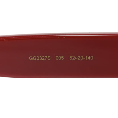 Gucci Acetate Glitter Sunglasses GG0327S Red 6 of 7