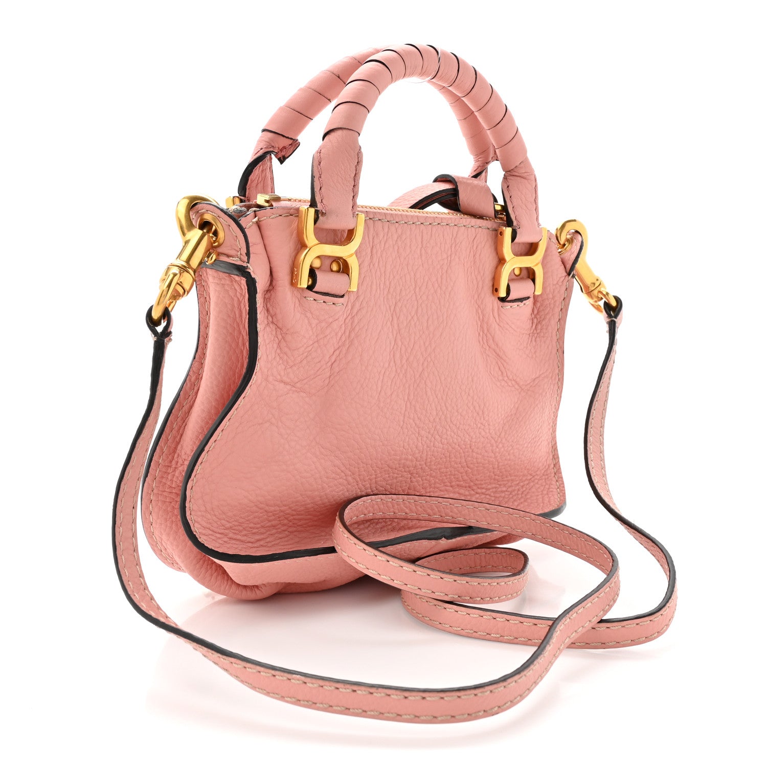 Chloe Calfskin Mini Marcie Satchel Waterlily 3 of 12