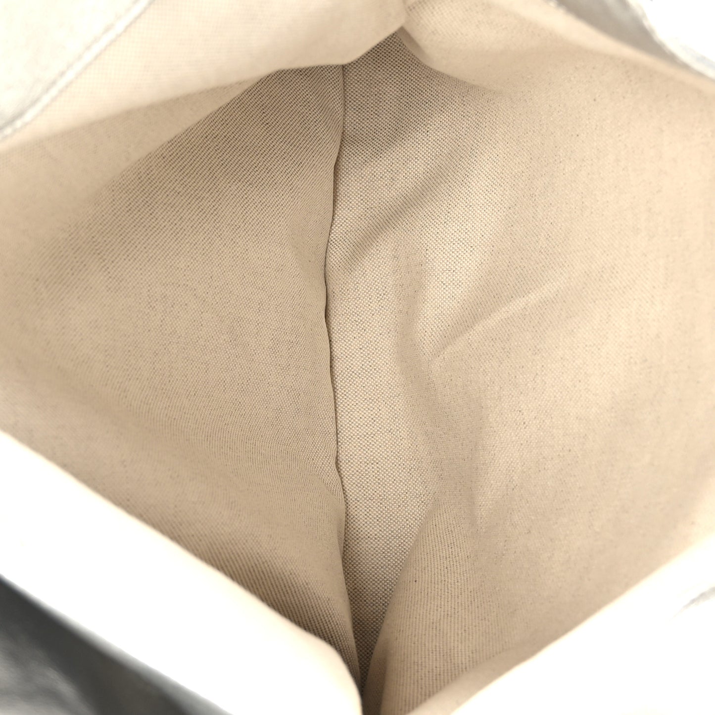 Metallic Sakai Be Green Calfskin Diagonal Stitched Medium Blondie Tote Silver