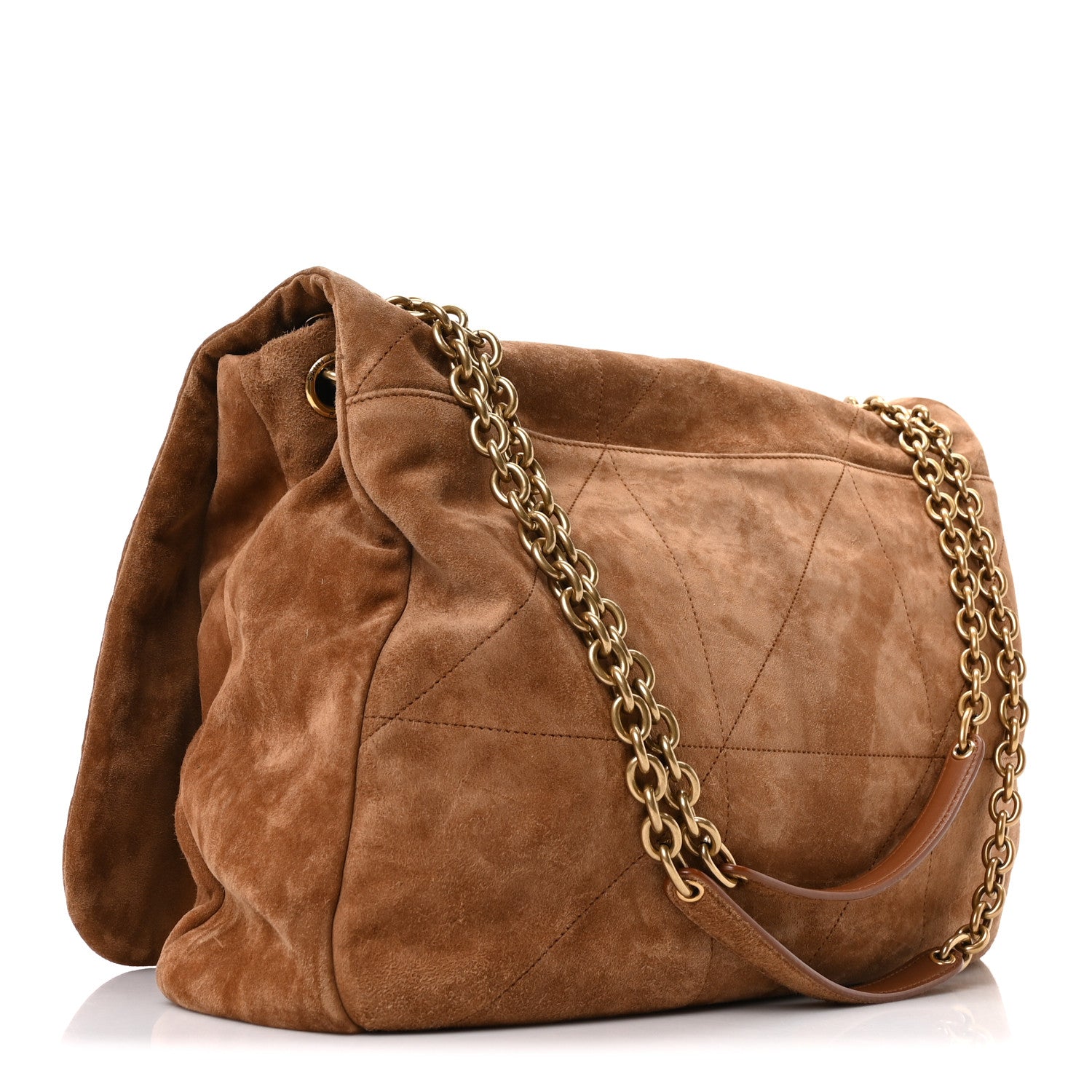 Saint Laurent Suede Matelasse Monogram Large Jamie 4.3 Snuff 3 of 10