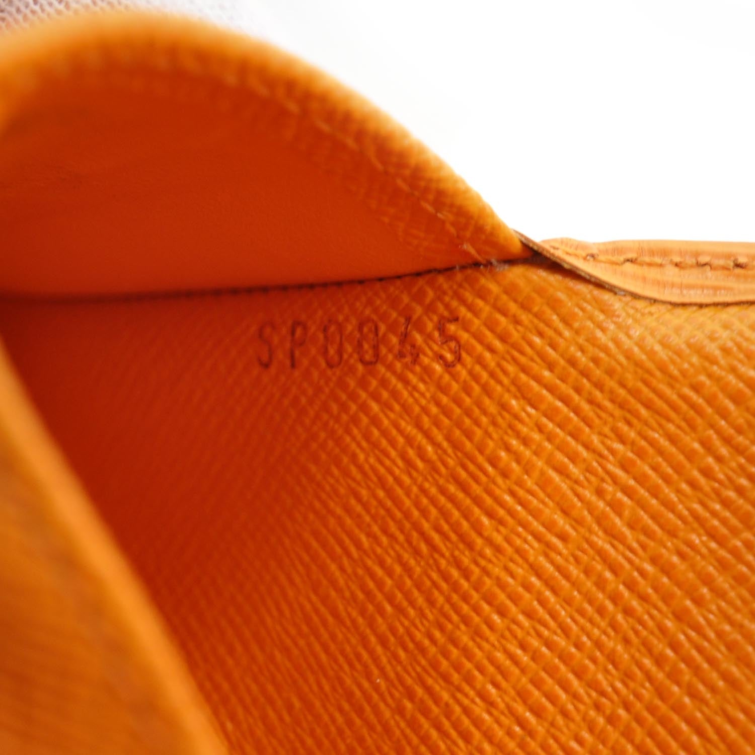 Louis Vuitton Epi Pocket Organizer Card Holder Mandarin 7 of 7