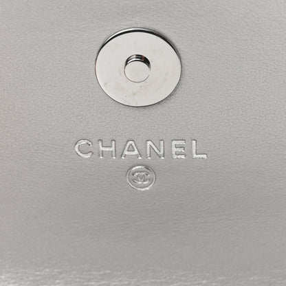 Chanel Metallic Lambskin Crystal Quilted Star Chain Belt Bag Silver 8 of 12