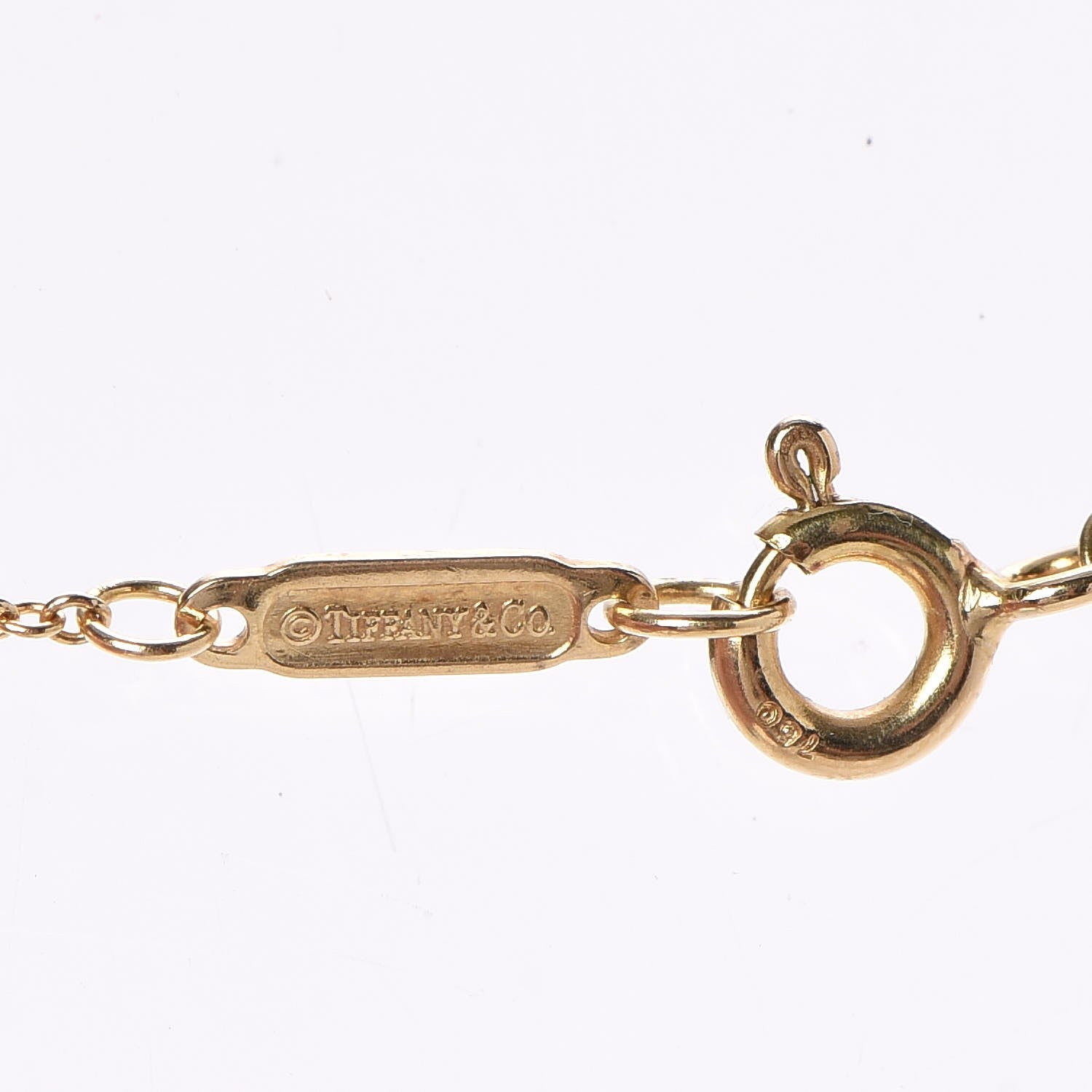 Tiffany 18K Yellow Gold Citrine Sparklers Pendant Necklace 6 of 6
