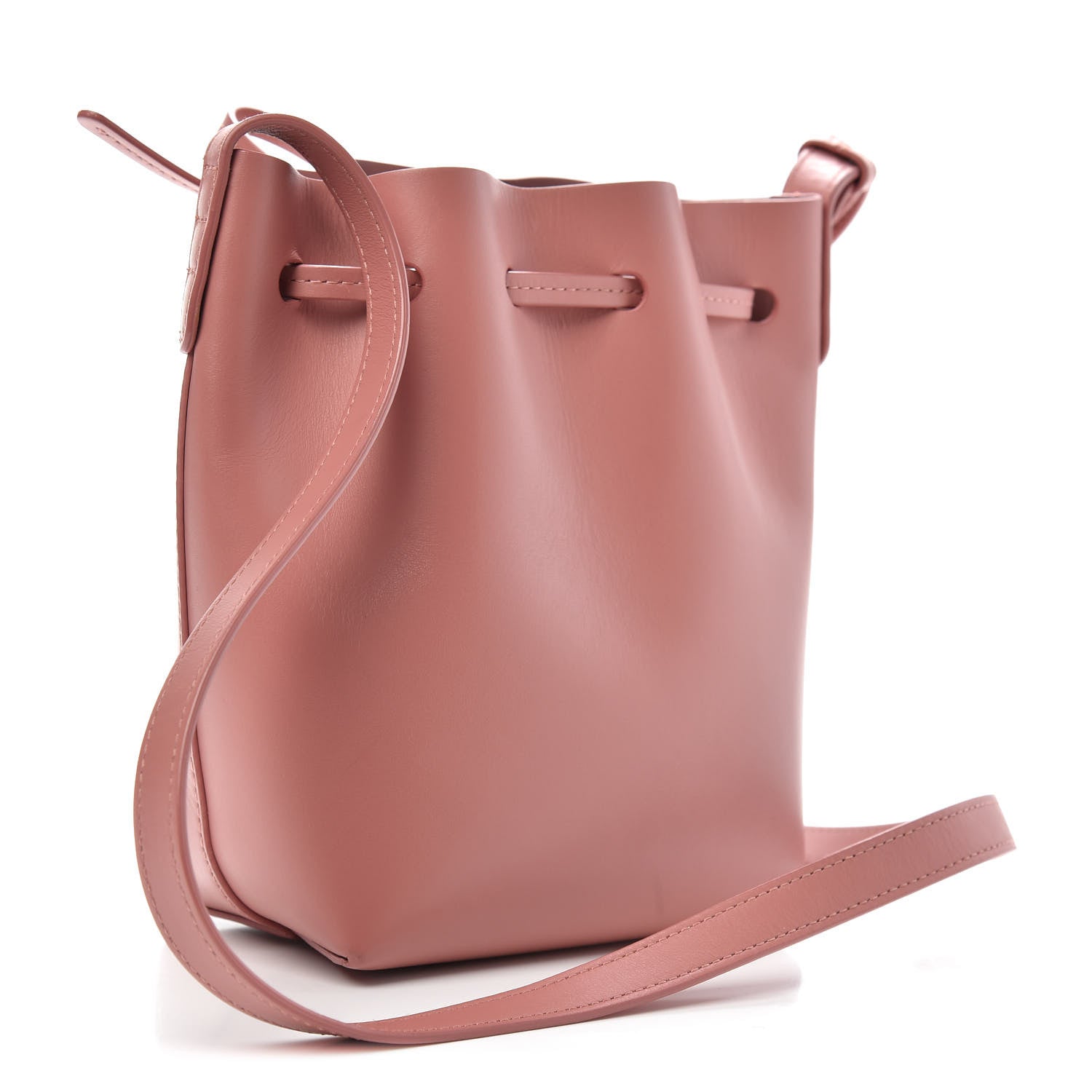 Mansur Gavriel Calfskin Mini Mini Bucket Bag Blush 3 of 10