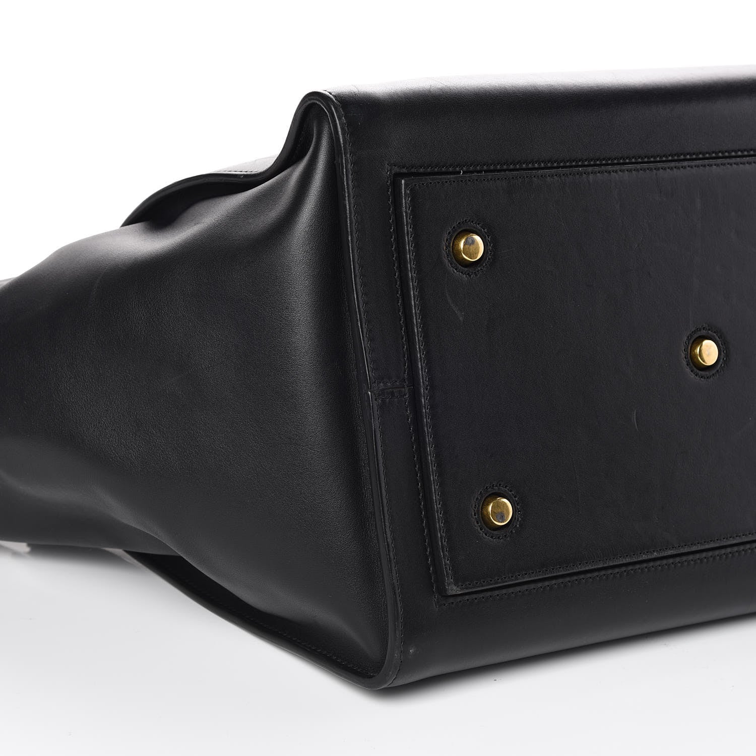 Celine Natural Calfskin Medium Tie Knot Tote Black 7 of 10