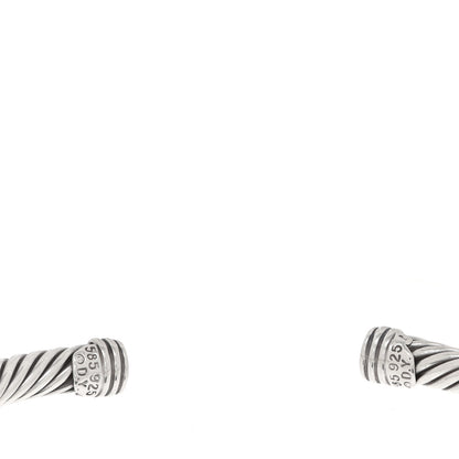 David Yurman Sterling Silver 14K Yellow Gold 5mm Cable Classics Two Station Bracelet 4 of 4