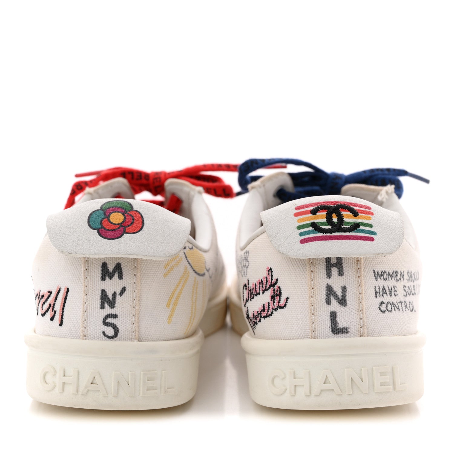 Chanel x Pharrell Williams Canvas Mens Sneakers 43 White 6 of 14