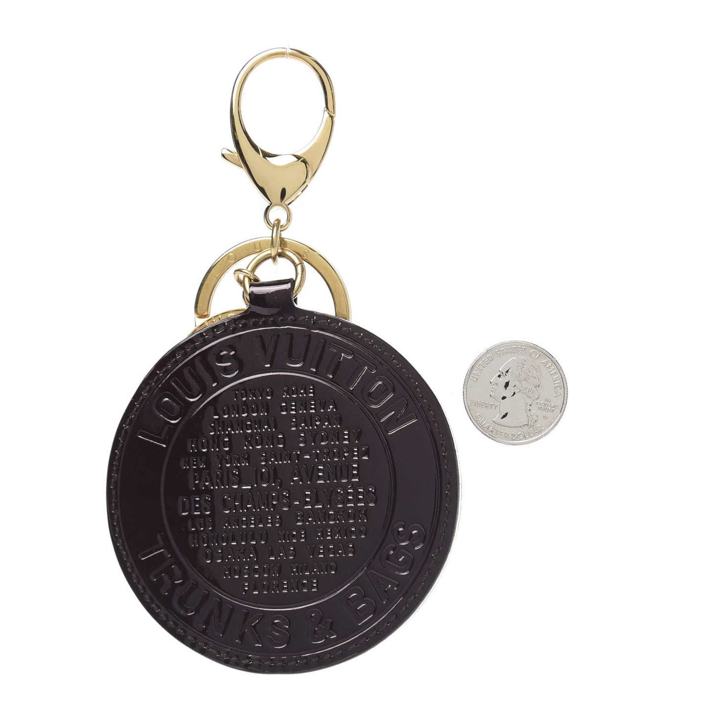 Vernis Trunks and Bags Bag Charm Amarante