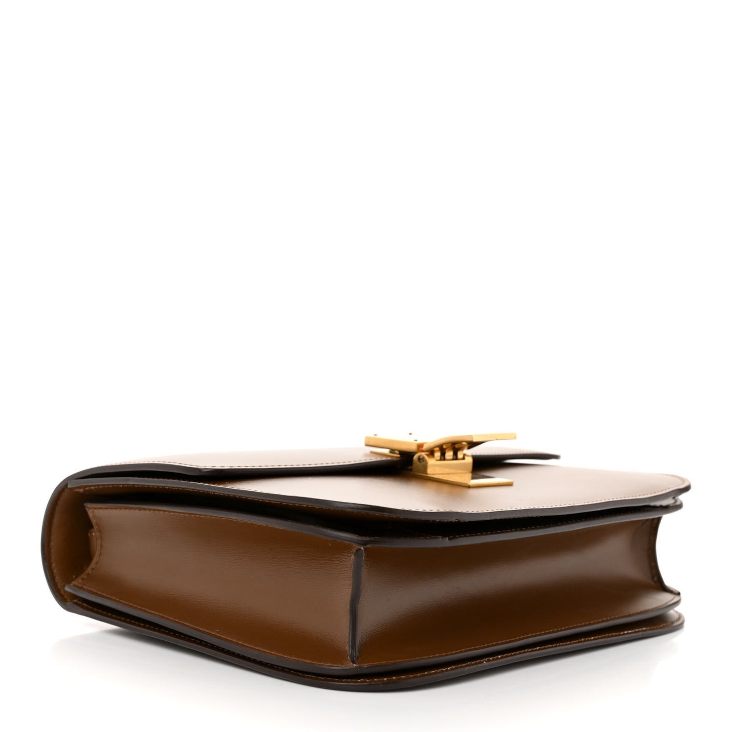 Box Calfskin Medium Classic Box Flap Bag Camel