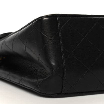Chanel Lambskin Quilted XL Jumbo Single Flap Black 10 of 13