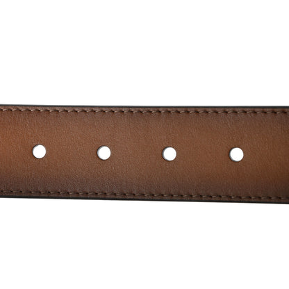 Louis Vuitton Calfskin 35mm Pont Neuf Belt Cognac 4 of 6