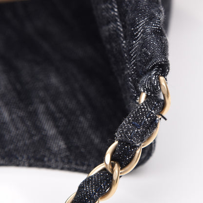 Chanel Denim XL Coco Cabas Tote Blue 10 of 11
