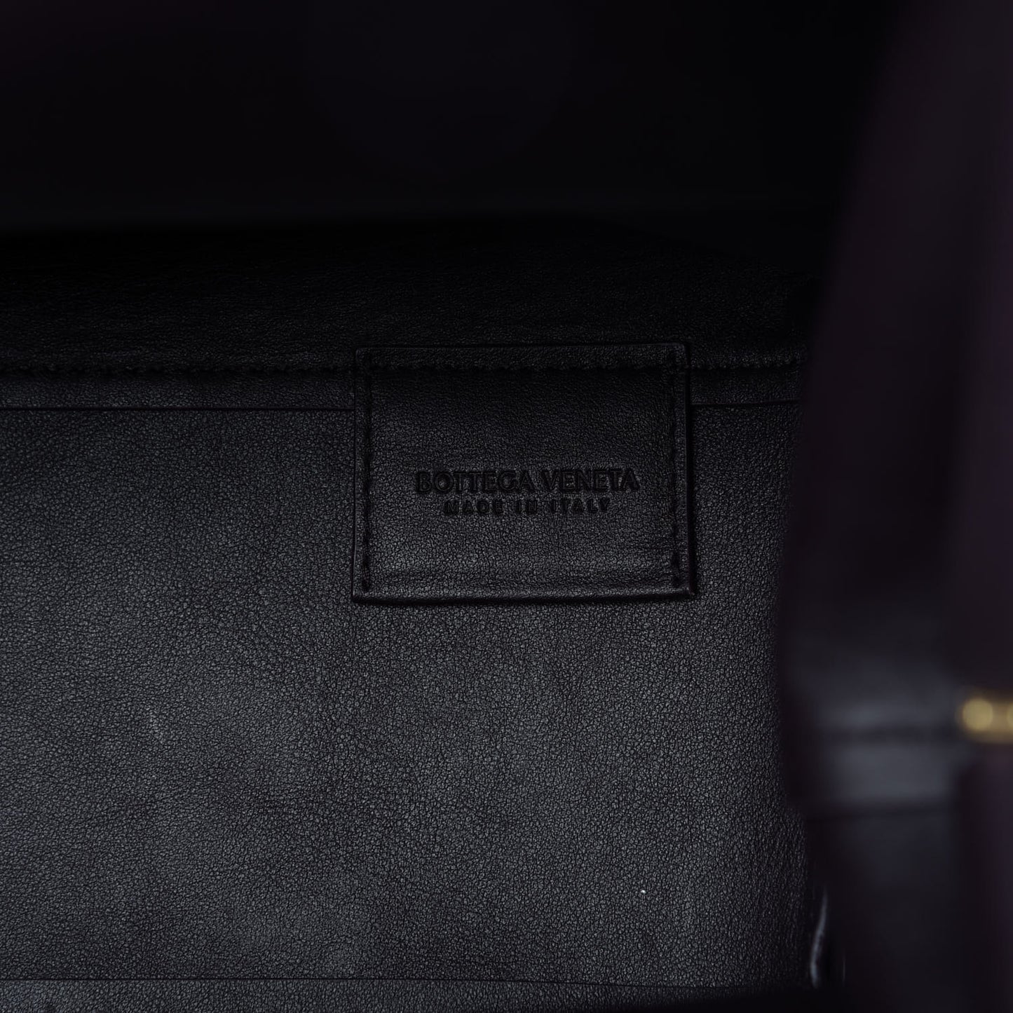 Calfskin Medium The Point Triangle Bag Grape