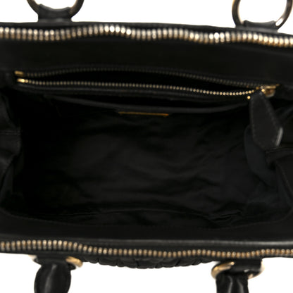 Miu Miu Nappa Matelasse Top Handle Black 5 of 11
