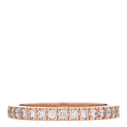Tiffany 18K Rose Gold Diamond Metro Band Ring 49 4.75 1 of 4