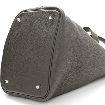 Hermes Taurillon Clemence Picotin Lock 22 MM Etain 10 of 10