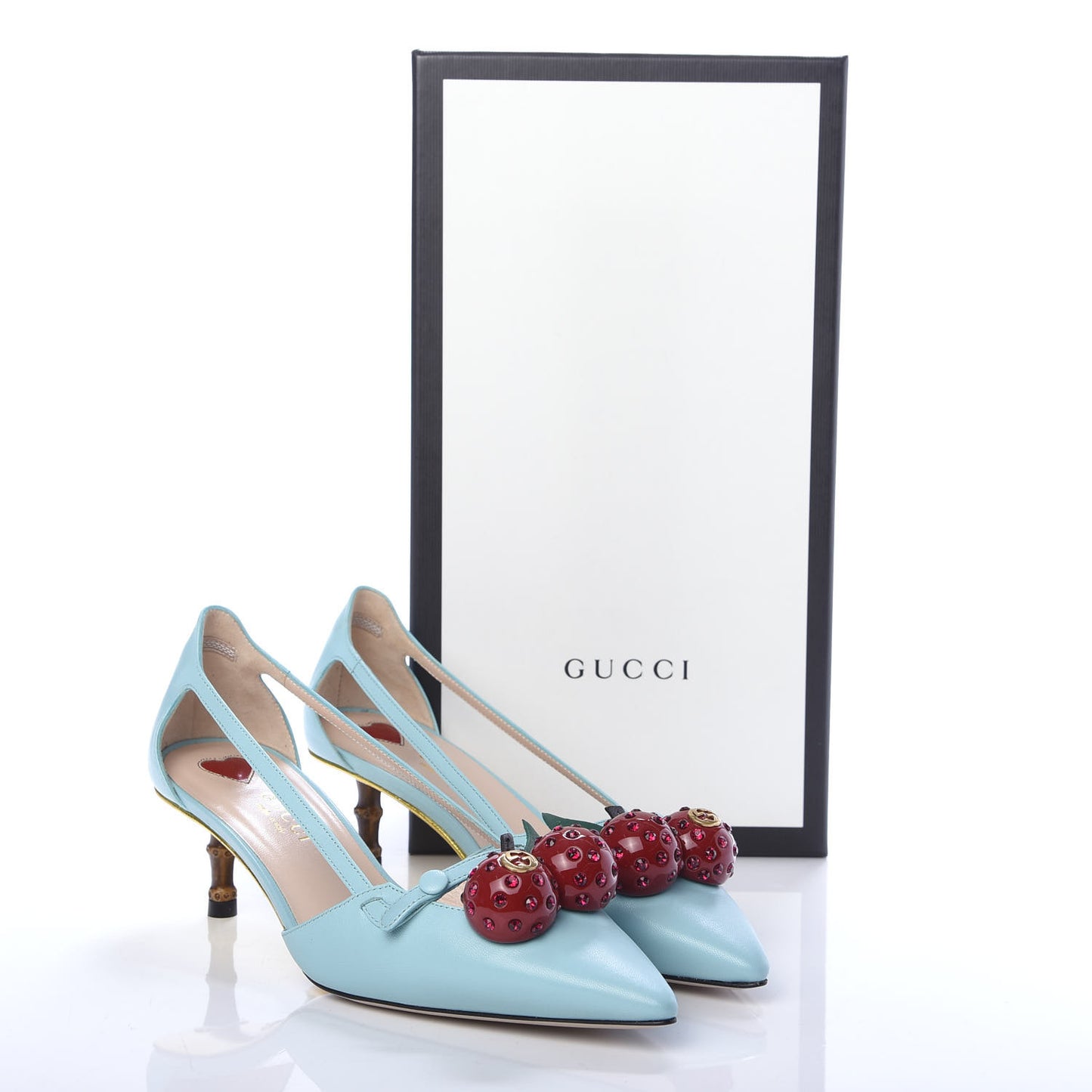 Malaga Kid Unia Cherry Pumps 35 New Acquamarine Emerald Cocoa