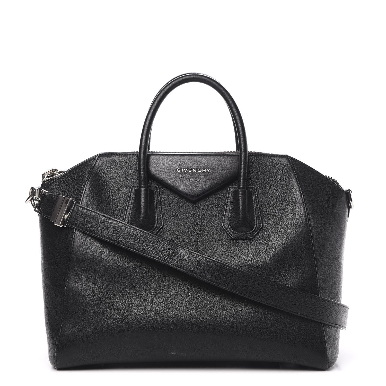 Givenchy Sugar Goatskin Medium Antigona Black 1 of 16