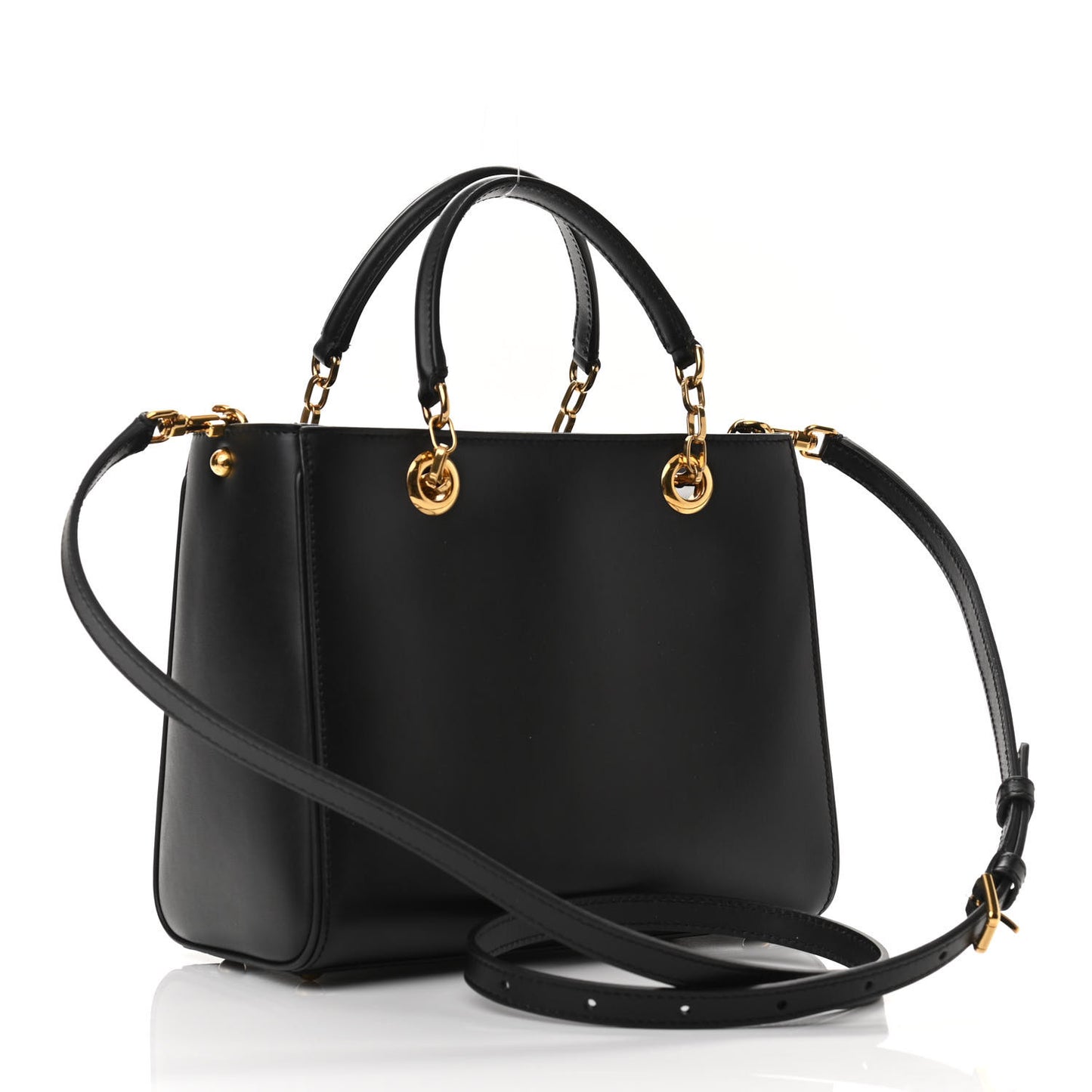 Nappa Large DG Girls Tote Black
