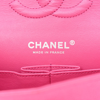 Chanel Iridescent Caviar Quilted Medium Double Flap Pink 6 of 15