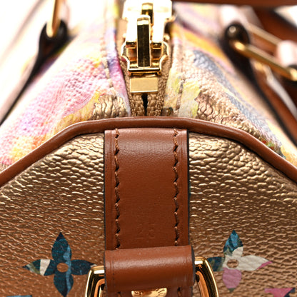 Louis Vuitton Metallic Monogram LV Garden Speedy Bandouliere 25 Gold 11 of 11