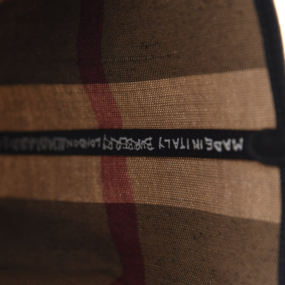 Burberry Coated Canvas Mega Check Medium Doodle Tote Black 8 of 9