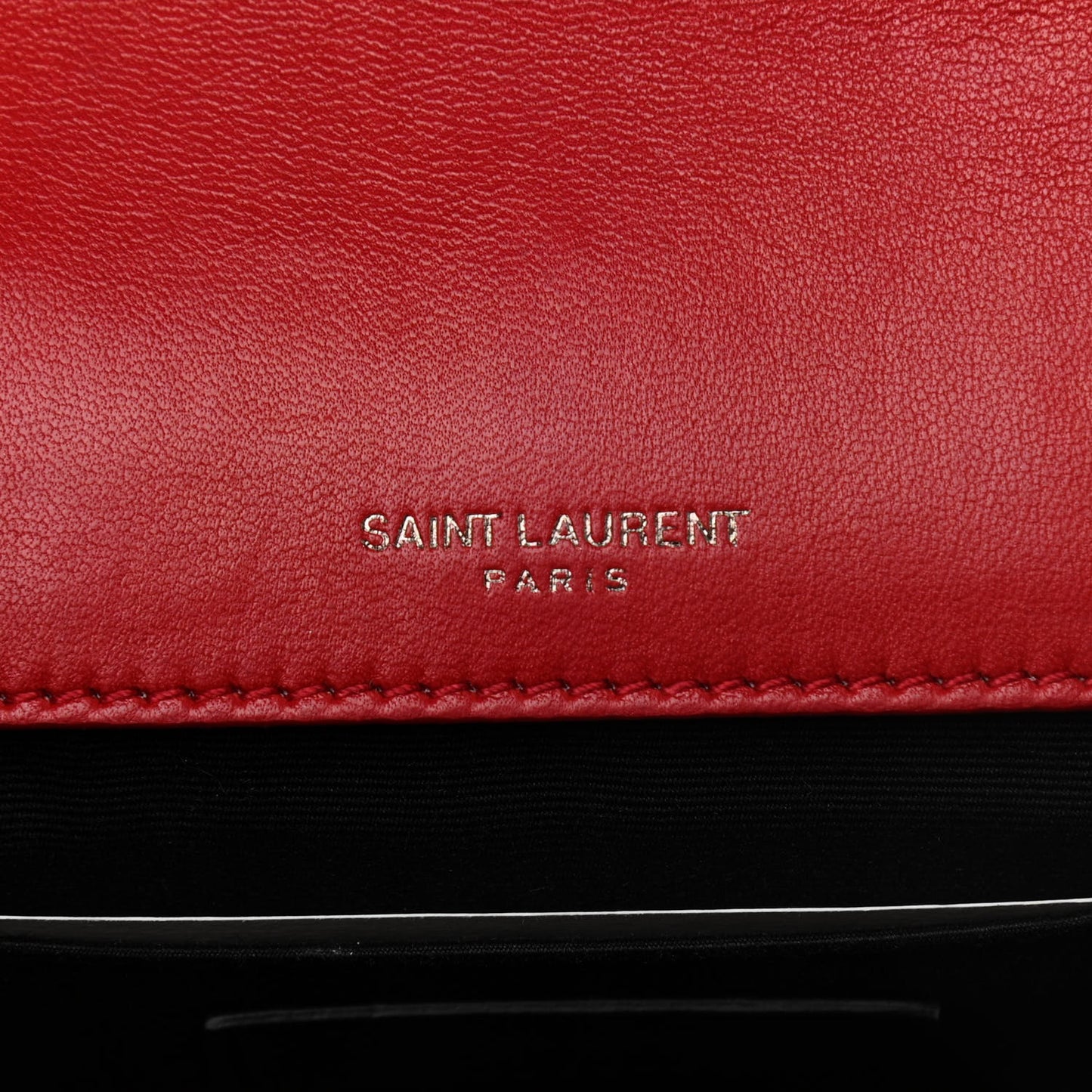 Lambskin Patchwork Monogram Small Jamie Red