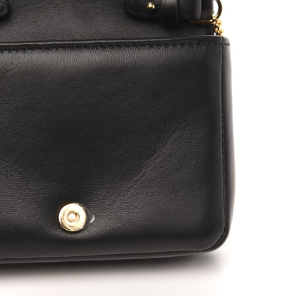 Burberry Lambskin Quilted Micro Lola Bag Black 9 of 9