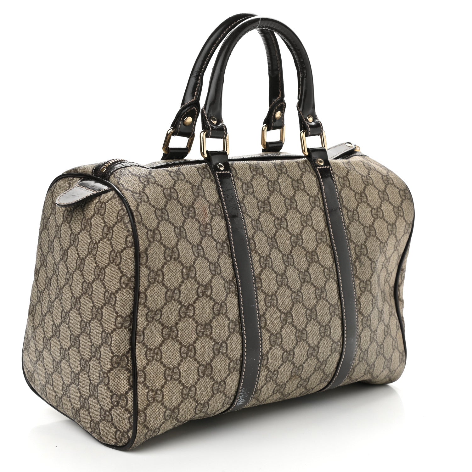 Gucci GG Plus Monogram Medium Joy Boston Dark Brown 3 of 13