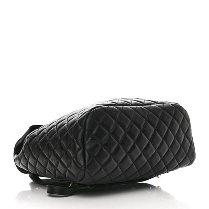 Chanel Lambskin Quilted Large Urban Spirit Backpack Black 4 of 12