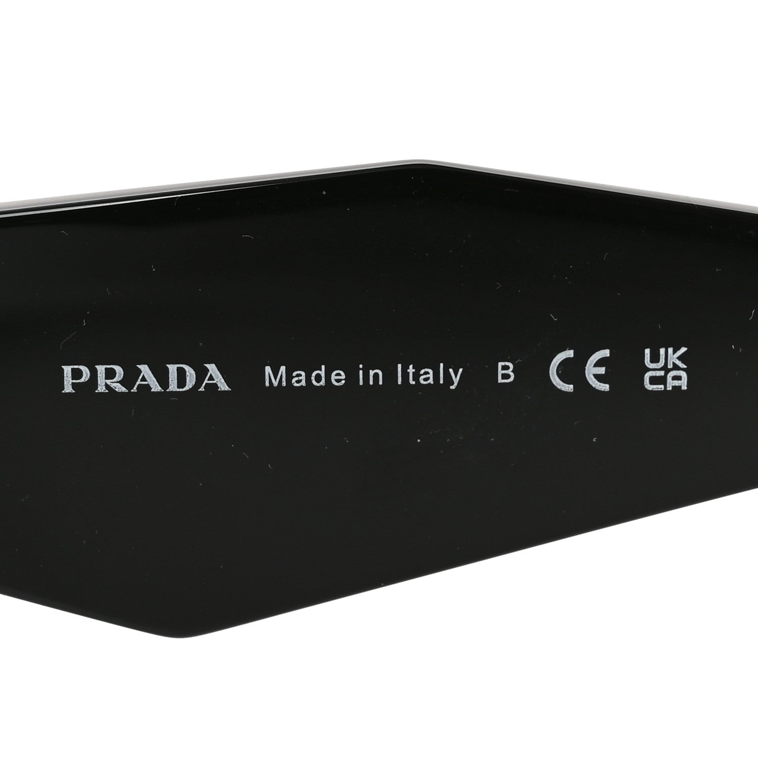 Prada Acetate Symbole Sunglasses SPR 17W Black 5 of 7
