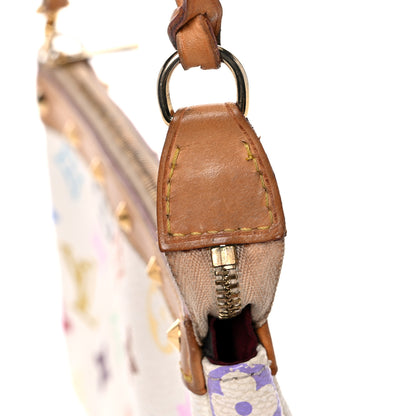 Louis Vuitton Monogram Multicolor Pochette Accessories White 19 of 23