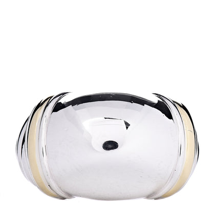 David Yurman Sterling Silver 18K Yellow Gold Metro Dome Ring 59 8.75 1 of 5