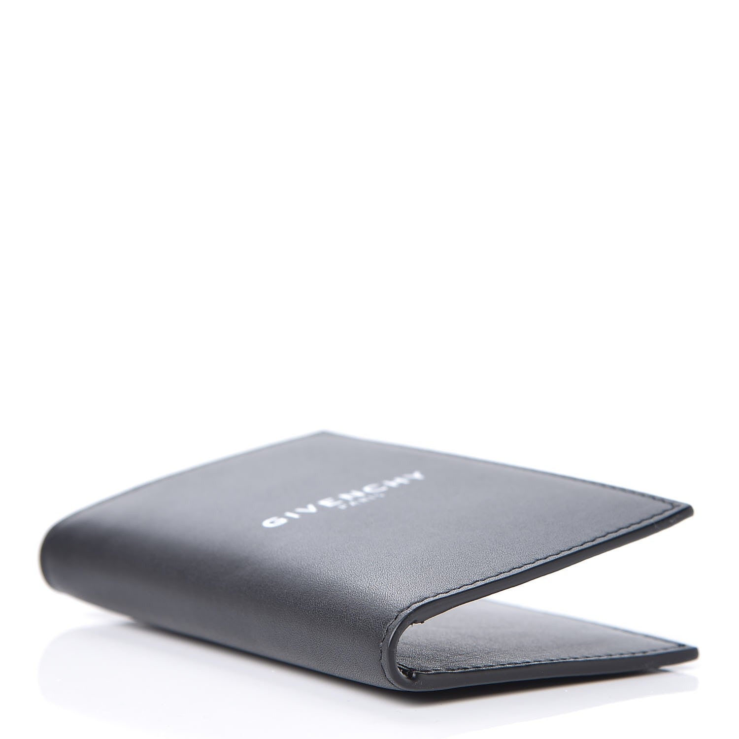 Givenchy Calfskin Logo Folding Card Holder Black 4 of 8